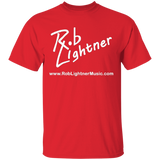Rob Lightner White Logo - G500B Youth 5.3 oz 100% Cotton T-Shirt