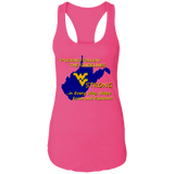 F*CKING FOLLOW the GUIDELINES WV Strong - NL1533 Ladies Ideal Racerback Tank