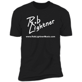 Rob Lightner White Logo NL3600 Next Level Premium Short Sleeve T-Shirt