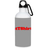 AssHatTShirts.com Red Logo 23663 20 oz. Stainless Steel Water Bottle