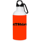 AssHatTShirts.com Black Logo 23663 20 oz. Stainless Steel Water Bottle