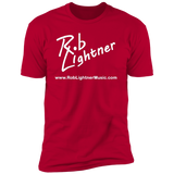 Rob Lightner White Logo NL3600 Next Level Premium Short Sleeve T-Shirt