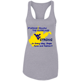 F*CKING FOLLOW the GUIDELINES WV Strong - NL1533 Ladies Ideal Racerback Tank