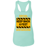 Social Distancing - NL1533 Ladies Ideal Racerback Tank