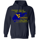 F*CKING FOLLOW the GUIDELINES WV Strong - G185 Pullover Hoodie 8 oz.