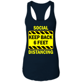 Social Distancing - NL1533 Ladies Ideal Racerback Tank