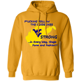 F*CKING FOLLOW the GUIDELINES WV Strong - G185 Pullover Hoodie 8 oz.