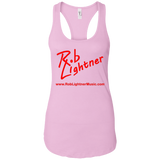 Rob Lightner Red Logo - NL1533 Next Level Ladies Ideal Racerback Tank