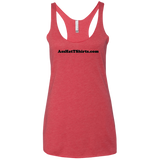 AssHatTShirts.com Black Logo NL6733 Next Level Ladies' Triblend Racerback Tank