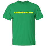 AssHatTShrits.com Kid's Yellow Logo T-Shirt - G200B Gildan Youth Ultra Cotton