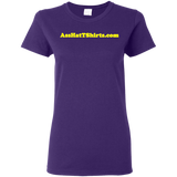 AssHatTShirts.com Ladies' Yellow Logo Tee - G500L Gildan Ladies' 5.3 oz. T-Shirt