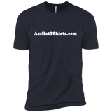 AssHatTShirts.com White Logo - NL3600 Next Level Premium Short Sleeve T-Shirt