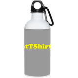 AssHatTShirts.com Yellow Logo 23663 20 oz. Stainless Steel Water Bottle