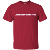 AssHatTShirts.com White Logo - G200 Gildan Ultra Cotton T-Shirt