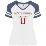 Wyatt Turner DM476 Ladies' Game V-Neck T-Shirt