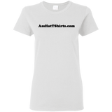 AssHatTShirts.com Ladies' Black Logo Tee - G500L Gildan Ladies' 5.3 oz. T-Shirt