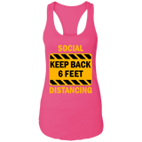 Social Distancing - NL1533 Ladies Ideal Racerback Tank