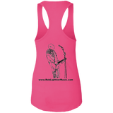 Rob Lightner Logo Icon - NL1533 Next Level Ladies Ideal Racerback Tank