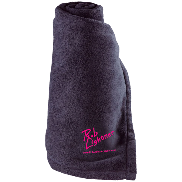 Rob Lightner Pink Logo 223856 Holloway Large Fleece Blanket