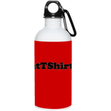 AssHatTShirts.com Black Logo 23663 20 oz. Stainless Steel Water Bottle