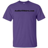 AssHatTShirts.com Kid's Black Logo T-Shirt - G200B Gildan Youth Ultra Cotton