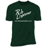 Rob Lightner White Logo NL3600 Next Level Premium Short Sleeve T-Shirt