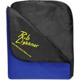 Rob Lightner Yellow Logo TB850 Port Authority Fleece & Poly Travel Blanket