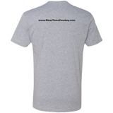 SteelTown Cowboy Black Logo - NL3600 Next Level Premium Short Sleeve T-Shirt