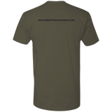 SteelTown Cowboy Black Logo - NL3600 Next Level Premium Short Sleeve T-Shirt