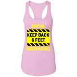Social Distancing - NL1533 Ladies Ideal Racerback Tank