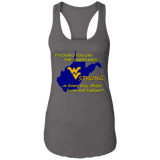 F*CKING FOLLOW the GUIDELINES WV Strong - NL1533 Ladies Ideal Racerback Tank