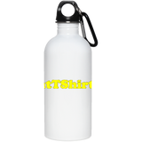 AssHatTShirts.com Yellow Logo 23663 20 oz. Stainless Steel Water Bottle