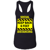 Social Distancing - NL1533 Ladies Ideal Racerback Tank