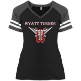 Wyatt Turner DM476 Ladies' Game V-Neck T-Shirt