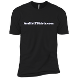 AssHatTShirts.com White Logo - NL3600 Next Level Premium Short Sleeve T-Shirt