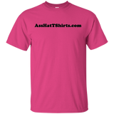 AssHatTShirts.com Kid's Black Logo T-Shirt - G200B Gildan Youth Ultra Cotton