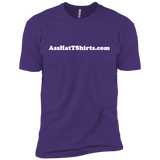 AssHatTShirts.com White Logo - NL3600 Next Level Premium Short Sleeve T-Shirt