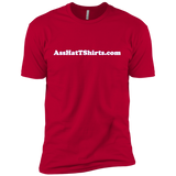 AssHatTShirts.com White Logo - NL3600 Next Level Premium Short Sleeve T-Shirt