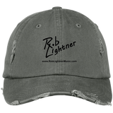 Rob Lightner Black Logo DT600 District Distressed Dad Cap
