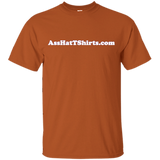 AssHatTShirts.com Kid's White Logo T-Shirt - G200B Gildan Youth Ultra Cotton