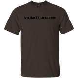 AssHatTShirts.com Kid's Black Logo T-Shirt - G200B Gildan Youth Ultra Cotton