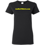 AssHatTShirts.com Ladies' Yellow Logo Tee - G500L Gildan Ladies' 5.3 oz. T-Shirt