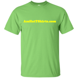 AssHatTShrits.com Kid's Yellow Logo T-Shirt - G200B Gildan Youth Ultra Cotton
