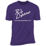 Rob Lightner White Logo NL3600 Next Level Premium Short Sleeve T-Shirt