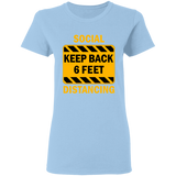 Social Distancing - G500L Ladies' 5.3 oz. T-Shirt