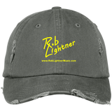 Rob Lightner Yellow Logo DT600 District Distressed Dad Cap