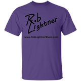 Rob Lightner Black Logo - G500B Youth 5.3 oz 100% Cotton T-Shirt