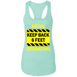 Social Distancing - NL1533 Ladies Ideal Racerback Tank