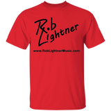 Rob Lightner Black Logo - G500B Youth 5.3 oz 100% Cotton T-Shirt
