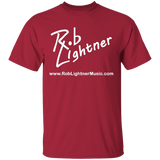 Rob Lightner White Logo - G500B Youth 5.3 oz 100% Cotton T-Shirt